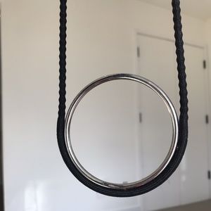COS Silver Circle Necklace